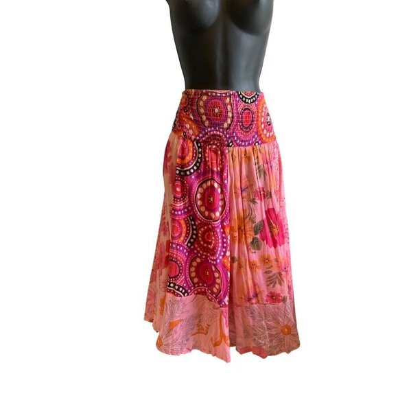 RAAKEE women’s skirt  drop waist fully lined Med full & flouncy beautiful - Picture 2 of 7